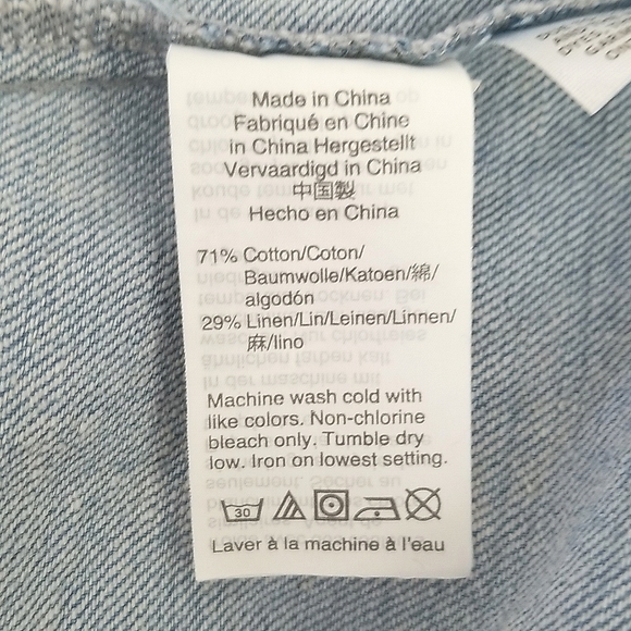 Madewell Denim Popover Swing Dress in Newsom Wash (M) - Picture 6 of 6